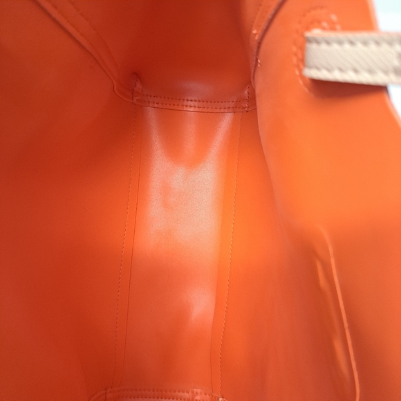 New Nine West Cream/Tan And Orange Women's Tote Bag. - Picture 8 of 10